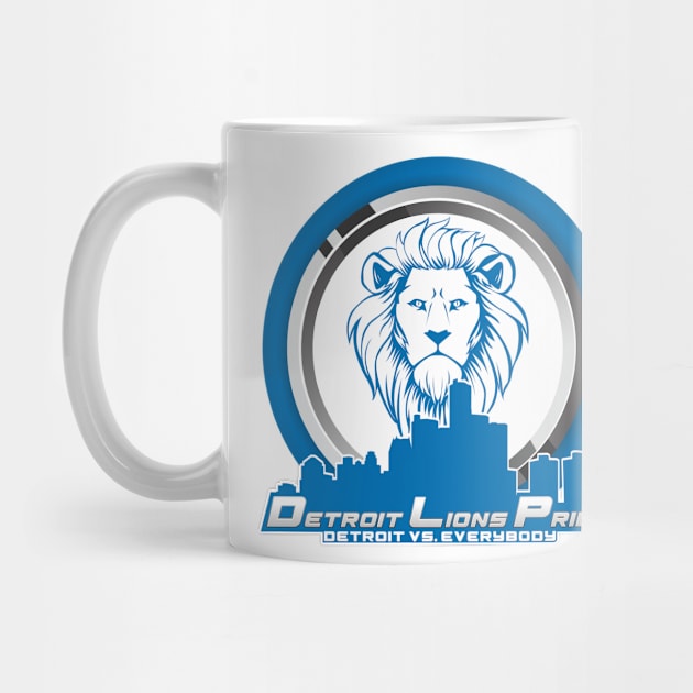 Detroit Lions Pride & Detroit Pistons Hustle by Detroit Lions Pride and Detroit Pistons Hustle